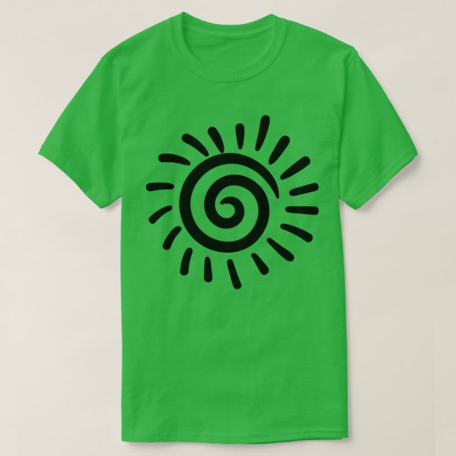 Tribal Sun 1  T-Shirt (Design Front)