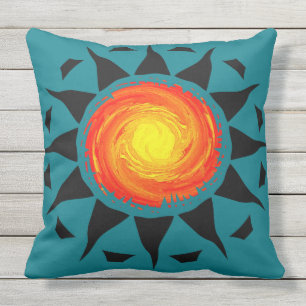 Tribal Sun Outdoor Cushion