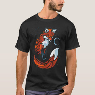 Tribal tail fox  graphic design  T-Shirt