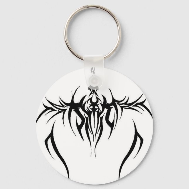 tribal tattoo effect key ring (Front)