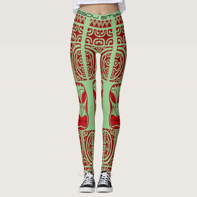 Tribal Tattoo Legging (Front)