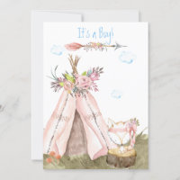 *~* Tribal Teepee Boho Woodland Fox Forest Boy