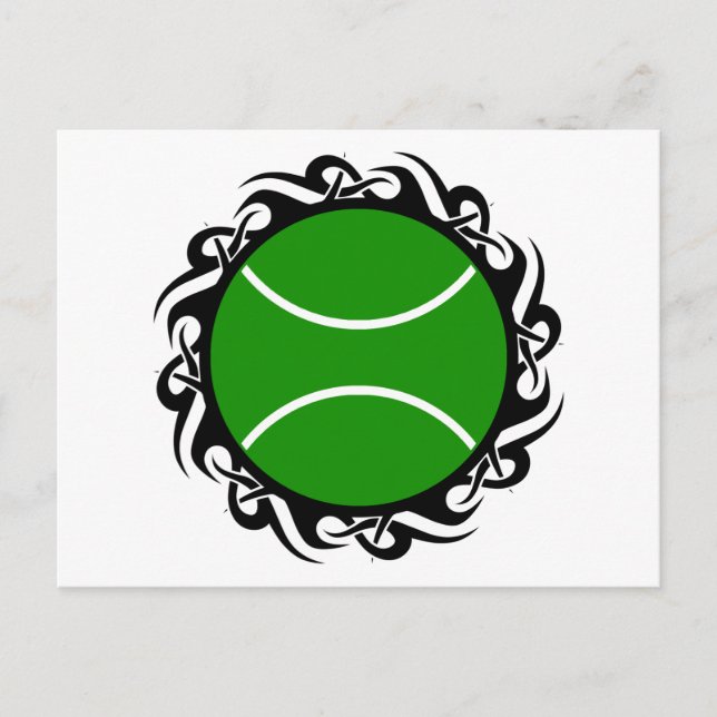 tribal tennis. postcard (Front)