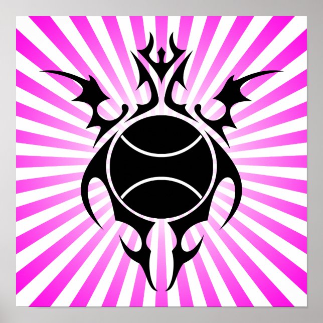tribal tennis poster (Front)