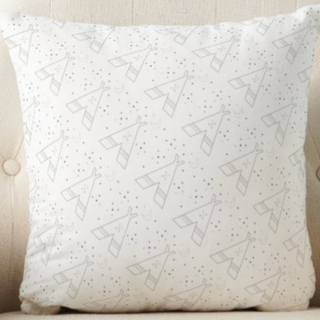 Tribal Tepee Pattern Design Pillow (Creator Uploaded)