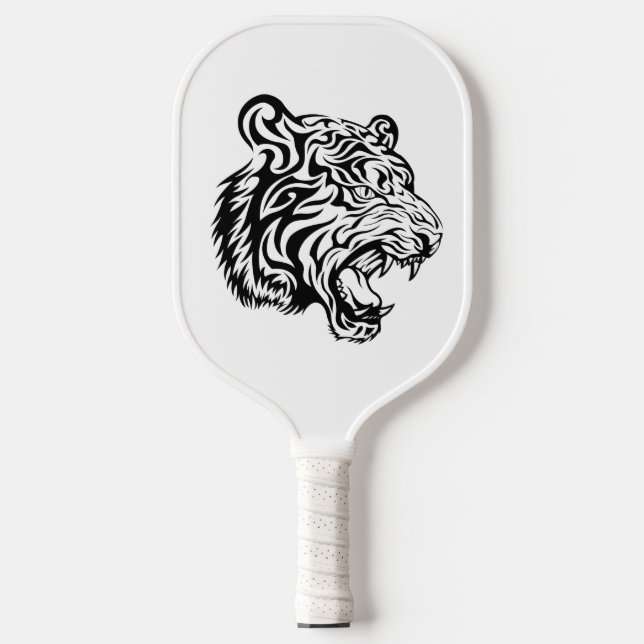 Tribal Tiger Paddle - Unleash Power and Precision  (Front)
