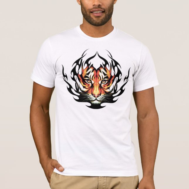 Tribal Tiger tattoo tshirt (Front)