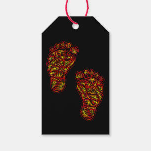 Tribal Toes Gift Tags