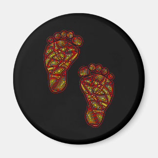Tribal Toes Magnet