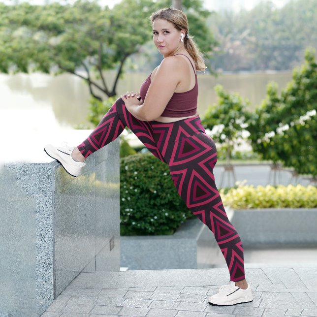 Tribal Triangle Capri Leggings (Creator Uploaded)