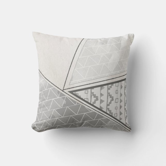 Tribal Triangle Cushion (Front)