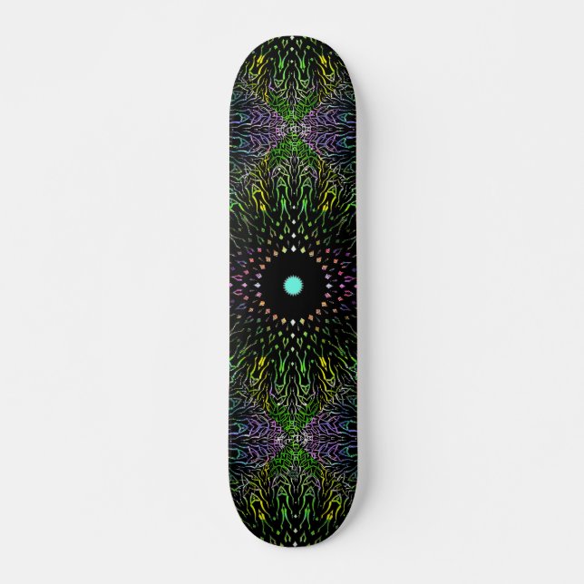 Tribal Triangle Wallpaper Skateboard (Front)