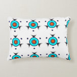 Tribal Turquoise Pattern Decorative Cushion<br><div class="desc">This striking design features a vibrant tribal-inspired motif with a bold turquoise and orange color palette. The intricate circular patterns create a dynamic and culturally rich aesthetic, perfect for adding a touch of eclectic charm and modern artistic flair to your home decor or personal style.</div>