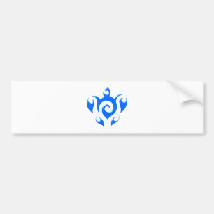 tribal turtle bumper sticker