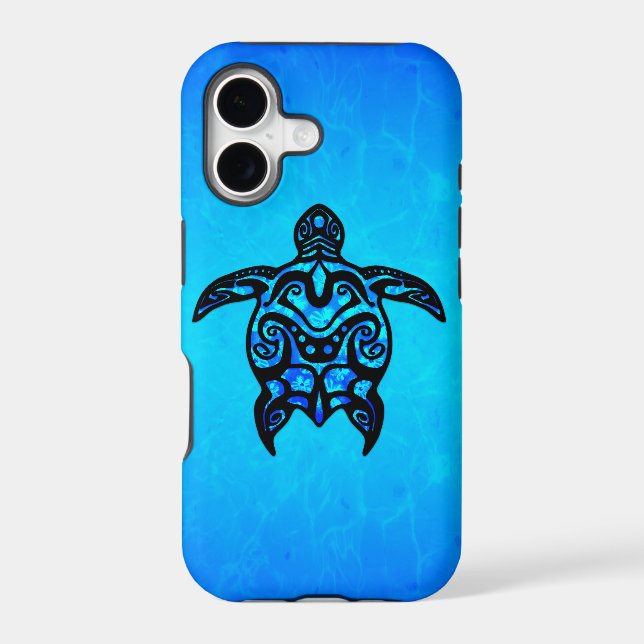 Tribal Turtle Hibiscus (Back)