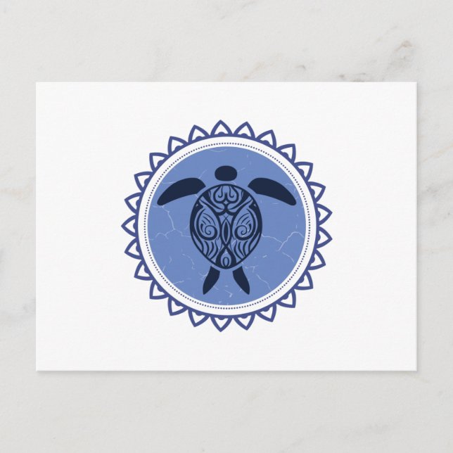 Tribal turtle postcard (Front)
