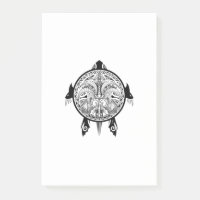 Tribal Turtle Shield Tattoo