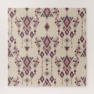 Tribal Vintage Ethnic Seamless Aztec Jigsaw Puzzle