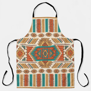 Tribal vintage ethnic seamless illustration apron