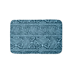 Tribal vintage ethnic, seamless pattern. bath mat