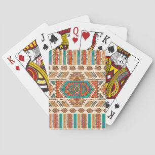 Tribal Vintage: Ethnic Seamless Pattern Playing Cards