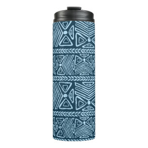 Tribal vintage ethnic seamless thermal tumbler