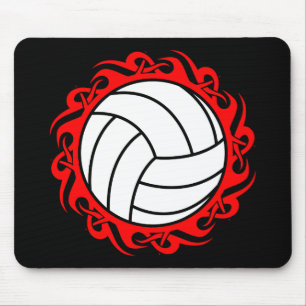 tribal volleyball mouse pad