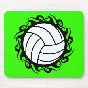 tribal volleyball mouse pad