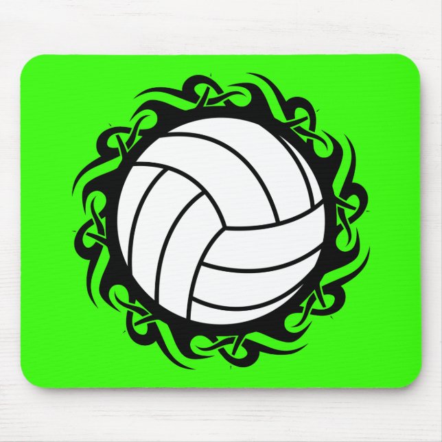 tribal volleyball mouse pad (Front)