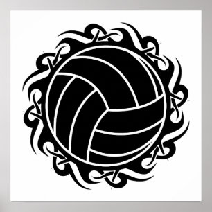 tribal volleyball poster