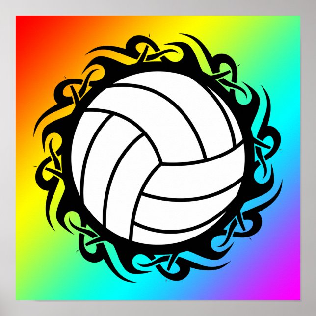 tribal volleyball poster (Front)