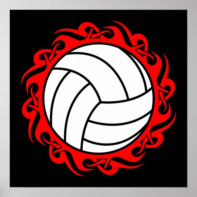 tribal volleyball poster (Front)