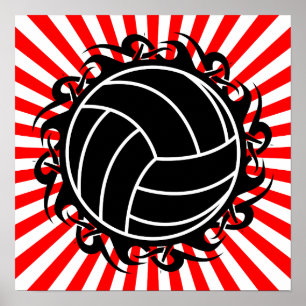 tribal volleyball poster