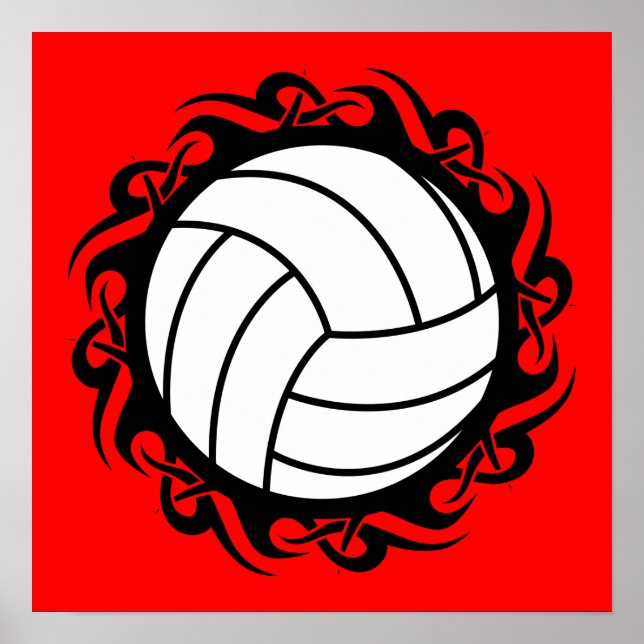 tribal volleyball poster (Front)