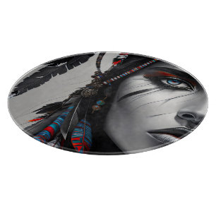 Tribal Warrior Cutting Board