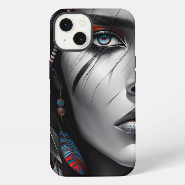 Tribal Warrior iPhone Case (Back)