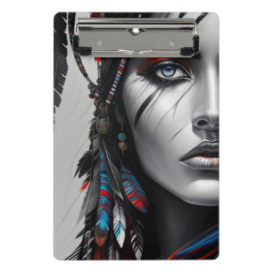 Tribal Warrior Mini Clipboard