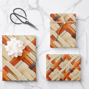 Tribal Weave Artistry Moja Gift Bag Small Wrapping Paper Sheet