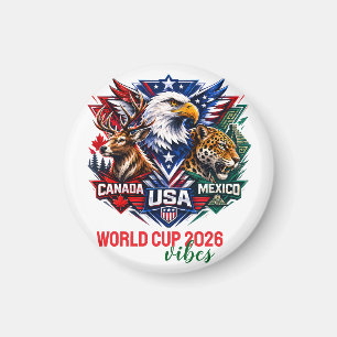 Tribal Wildlife Harmony world cup 2026 Magnet