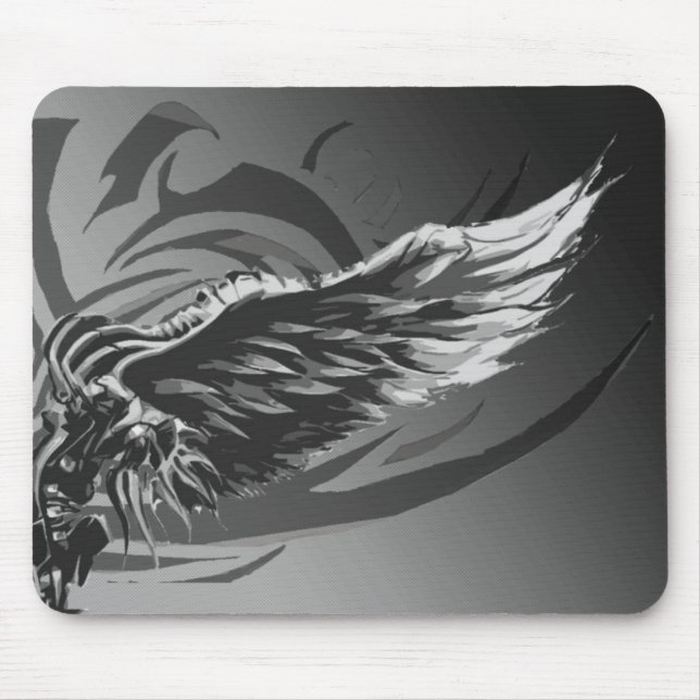 tribal wing design mouse pad (Front)
