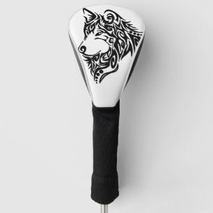 Tribal Wolf Golf Head Cover