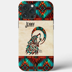 Tribal Wolf iPhone 13 Pro Max Case