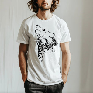 tribal wolf T-Shirt