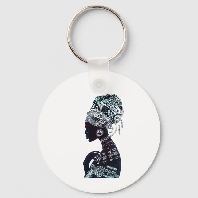 Tribal Women Key Ring (Front)