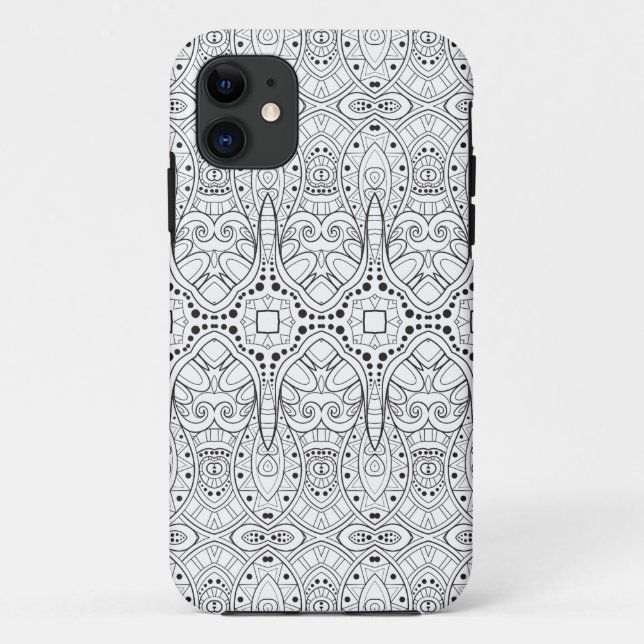 Tribal Zendoodle Design Case-Mate iPhone Case (Back)