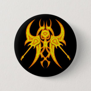TRIBALGUITARS 6 CM ROUND BADGE