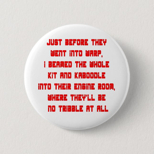 Tribble Button (Front)