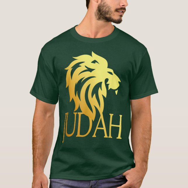 Tribe Of Judah Lion  Messianic Yahshua Tee (Front)