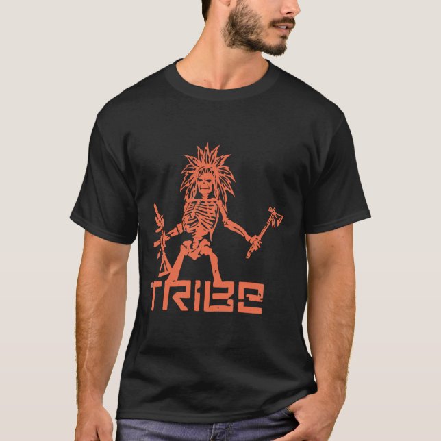 Tribe Sk8z skull forward observations group FOG Es T-Shirt (Front)