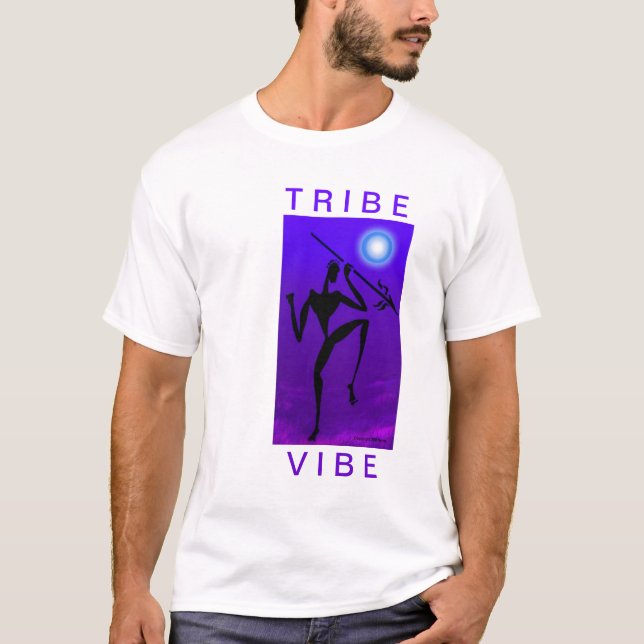 TRIBE VIBE Violet T-Shirt (Front)